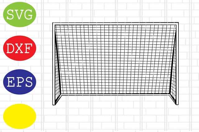 Soccer Goal Svg, Soccer Post Svg, Ball Illustration Svg, Jpg, Eps, Dxf File SVG DigitalSvgFiles 
