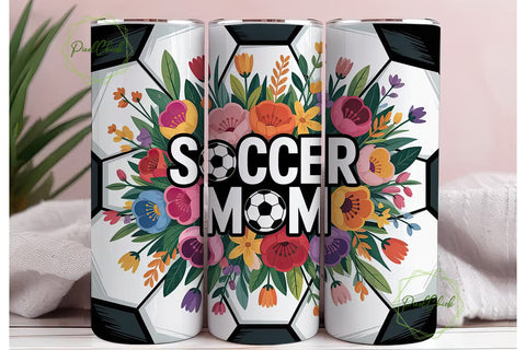 Soccer Mom 20oz Tumbler Design Sublimation PixelChick 