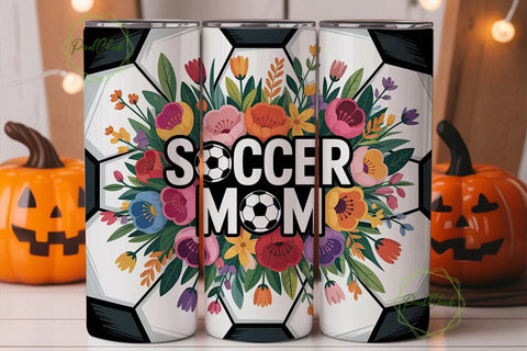 Soccer Mom 20oz Tumbler Design Sublimation PixelChick 