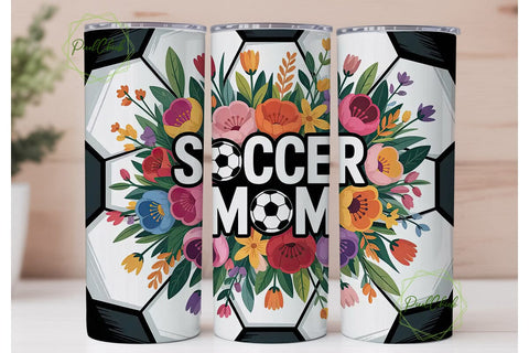 Soccer Mom 20oz Tumbler Design Sublimation PixelChick 