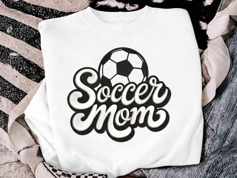 Soccer Mom Embroidery Design, Soccer Mom Shirt, Sports Embroidery, Machine Embroidery Design, Soccer Gift Embroidery/Applique DESIGNS DesignDestine 