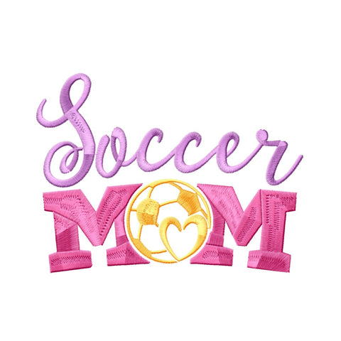 Soccer Mom Embroidery Designs Bundle - 6 Designs, Soccer Mama Embroidery, Soccer Quotes Embroidery Files, Love Soccer Embroidery Files Embroidery/Applique DESIGNS HappyDesignStudio 