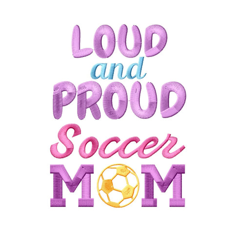 Soccer Mom Embroidery Designs Bundle - 6 Designs, Soccer Mama Embroidery, Soccer Quotes Embroidery Files, Love Soccer Embroidery Files Embroidery/Applique DESIGNS HappyDesignStudio 