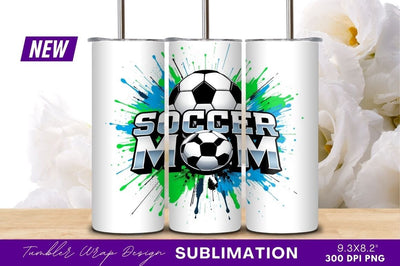 Soccer Mom Graphic Design Tumbler Png Image Sublimation Regulrcrative 