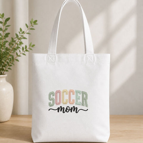 Soccer Mom Machine Embroidery Design – Sports Mama Game Day Embroidery File Embroidery/Applique DESIGNS PatternFeed8 