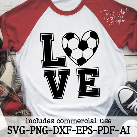 Soccer Mom SVG Designs | Peace Love Soccer | Team Mom Leader | Soccer Love Cut Files for Cricut & Silhouette SVG TonisArtStudio 