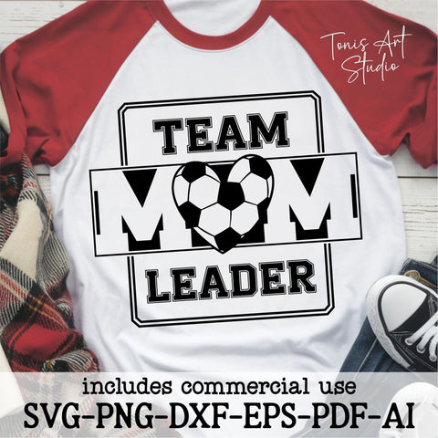 Soccer Mom SVG Designs | Peace Love Soccer | Team Mom Leader | Soccer Love Cut Files for Cricut & Silhouette SVG TonisArtStudio 