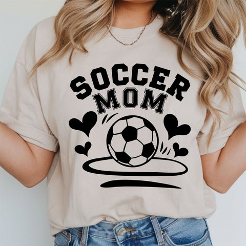 Soccer Mom SVG Designs | Peace Love Soccer | Team Mom Leader | Soccer Love Cut Files for Cricut & Silhouette SVG TonisArtStudio 