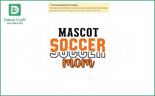 Soccer Mom SVG – Mascot Edition SVG PNG & EPS V21 SVG dahukdesign 