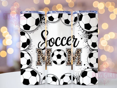 Soccer Mom Team Gift Tumbler Wrap, Soccer Mom Png, Soccer Sublimation, 20oz Skinny Tumbler, Soccer Mom Gift, Sports Mom Tumbler, Team Mom Gift Sublimation SvggirlplusArt 