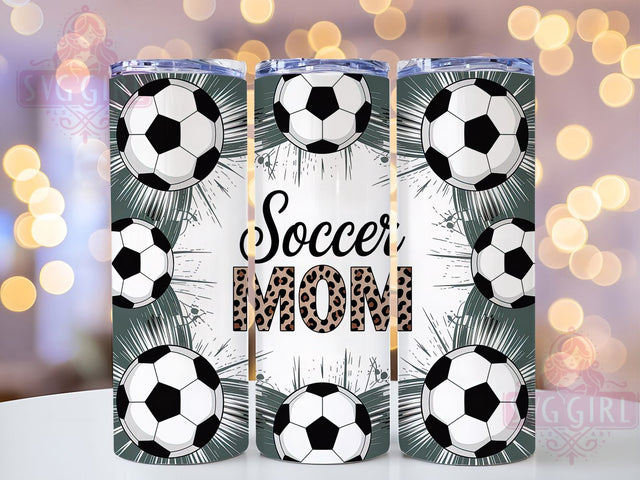 Soccer Mom Team Gift Tumbler Wrap, Soccer Mom Png, Soccer Sublimation, 20oz Skinny Tumbler, Soccer Mom Gift, Sports Mom Tumbler, Team Mom Gift Sublimation SvggirlplusArt 