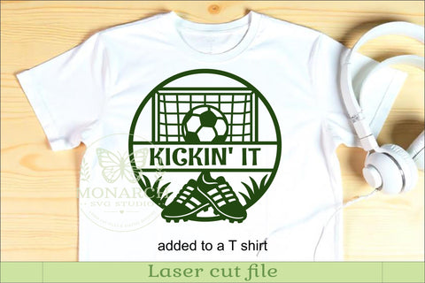 Soccer Name Sign SVG | Personalized Football Wall Art Laser Cut File SVG APInspireddesigns 