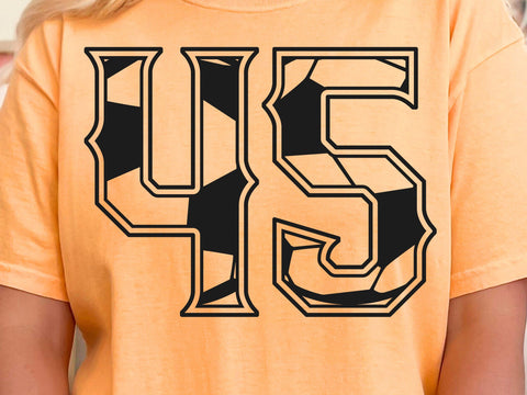 Soccer Numbers svg, Soccer Jersey Custom Name Number SVG, Football Svg Custom Player Svg SVG DesignDestine 