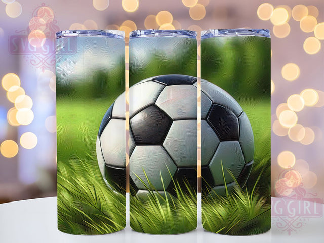 Soccer Retro Sports 20oz Tumbler, Retro Sports Wrap, 20oz Sublimation Wrap, Vintage Soccer Cup, Game Day Gift, Trendy Football Design, Soccer Lover Drinkware Sublimation SvggirlplusArt 