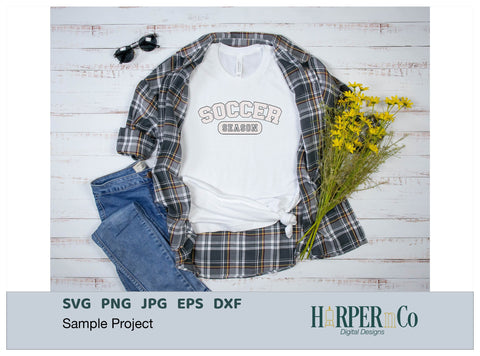 Soccer Season Laser SVG EPS Cut File SVG HarperNCo 