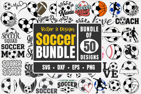 Soccer Shirt Design Bundle: Team Logo Templates, Soccer svg - Soccer Bundle SVG DesignDestine 