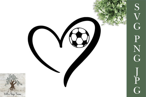 Soccer Sports Bundle SVG PNG JPG SVG Willow Paige Farms 