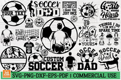 Soccer SVG Bundle | 22 Soccer Male Designs | Soccer Dad SVG SVG TonisArtStudio 