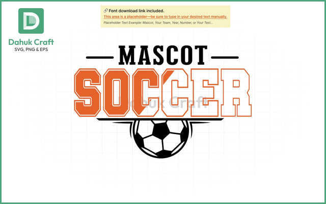 Soccer SVG – Custom Team Logo SVG PNG & EPS V11 SVG dahukdesign 