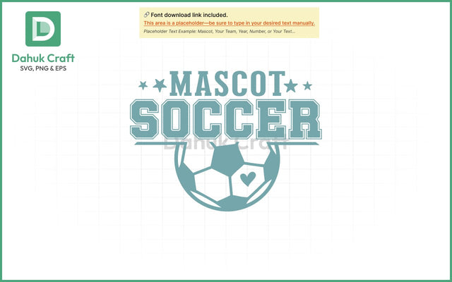 Soccer SVG – Custom Team Logo SVG PNG & EPS V12 SVG dahukdesign 