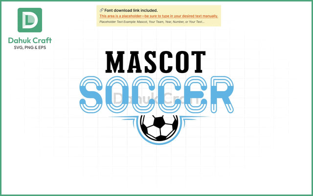 Soccer SVG – Custom Team Logo SVG PNG & EPS V17 SVG dahukdesign 