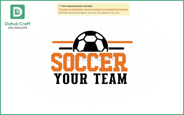 Soccer SVG – Custom Team Logo SVG PNG & EPS V2 SVG dahukdesign 