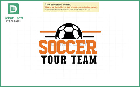 Soccer SVG – Custom Team Logo SVG PNG & EPS V2 SVG dahukdesign 