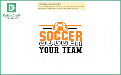 Soccer SVG – Custom Team Logo SVG PNG & EPS V3 SVG dahukdesign 