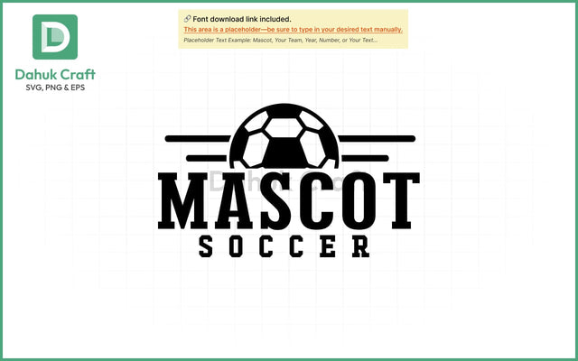 Soccer SVG – Custom Team Logo SVG PNG & EPS V4 SVG dahukdesign 
