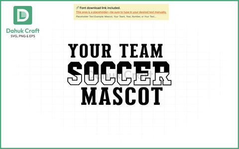 Soccer SVG – Custom Team Logo SVG PNG & EPS V7 SVG dahukdesign 