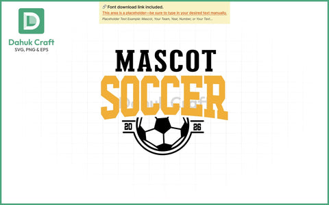 Soccer SVG – Custom Team Logo SVG PNG & EPS V8 SVG dahukdesign 