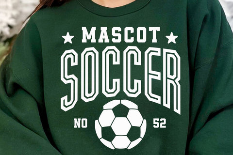 Soccer Team Mascot Svg, Soccer Mom Svg, Custom Soccer Svg SVG DesignDestine 