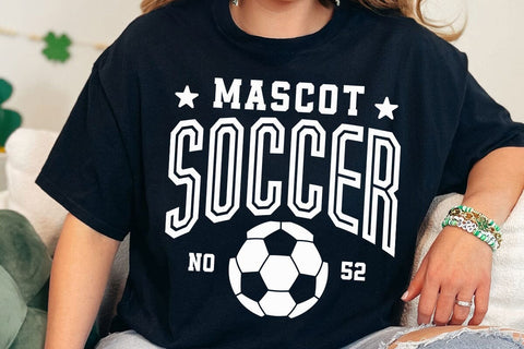 Soccer Team Mascot Svg, Soccer Mom Svg, Custom Soccer Svg SVG DesignDestine 