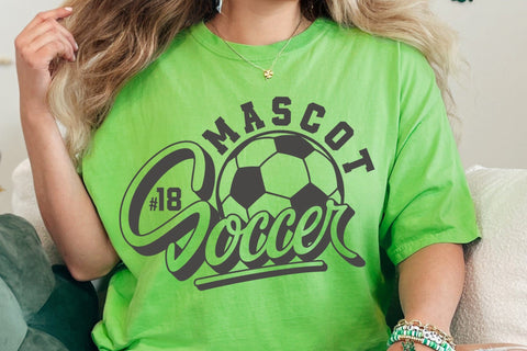 Soccer Team Mascot svg, Soccer Mom Svg, Soccer Svg Design SVG DesignDestine 