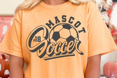 Soccer Team Mascot svg, Soccer Mom Svg, Soccer Svg Design SVG DesignDestine 