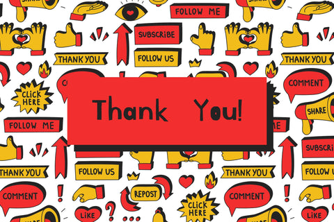 Social Media Seamless Pattern JPG PNG EPS Digital Pattern Rin Green 