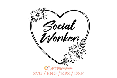 Social Worker Svg, School Social Work Svg, Social Work Svg, Social Worker Clipart SVG Artinrhythm shop 