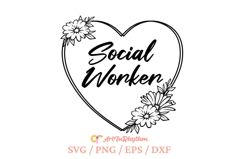 Social Worker Svg, School Social Work Svg, Social Work Svg, Social Worker Clipart SVG Artinrhythm shop 