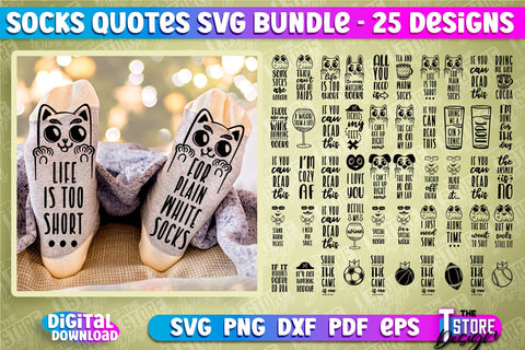 Socks Quotes SVG Design | Funny Quotes SVG Design | Sarcastic Quotes SVG SVG The T Store Design 