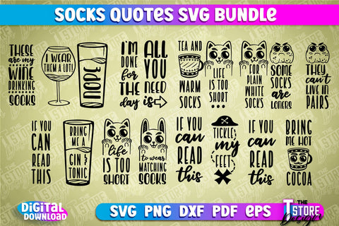 Socks Quotes SVG Design | Funny Quotes SVG Design | Sarcastic Quotes SVG SVG The T Store Design 