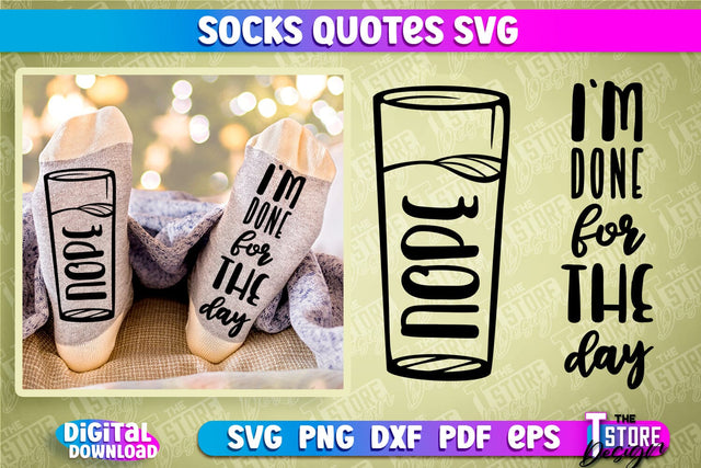 Socks Quotes SVG Design | Funny Quotes SVG Design | Sarcastic Quotes SVG SVG The T Store Design 