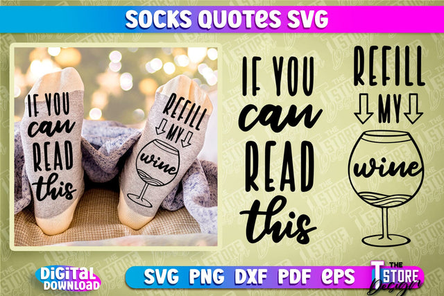 Socks Quotes SVG Design | Funny Quotes SVG Design | Sarcastic Quotes SVG SVG The T Store Design 