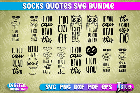 Socks Quotes SVG Design | Funny Quotes SVG Design | Sarcastic Quotes SVG SVG The T Store Design 