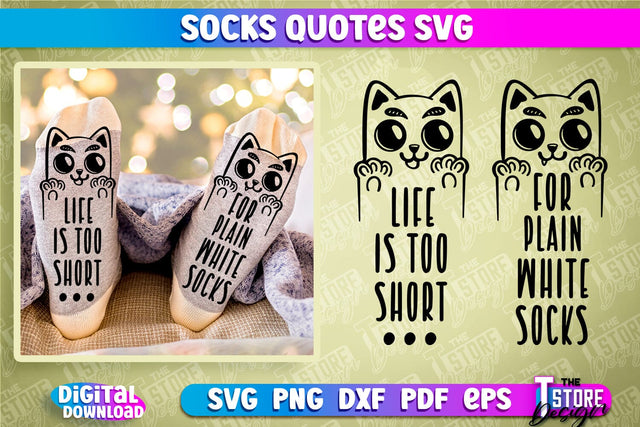Socks Quotes SVG Design | Funny Quotes SVG Design | Sarcastic Quotes SVG SVG The T Store Design 