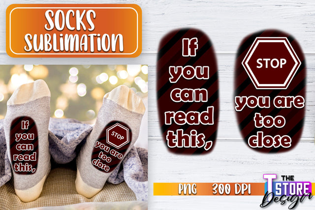 Socks Sublimation | Funny Socks PNG | Fun Sublimation Design | PNG File v.1 Sublimation The T Store Design 