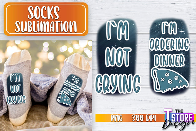 Socks Sublimation | Funny Socks PNG | Fun Sublimation Design | PNG File v.1 Sublimation The T Store Design 