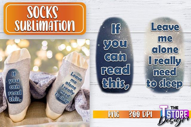 Socks Sublimation | Funny Socks PNG | Fun Sublimation Design | PNG File v.1 Sublimation The T Store Design 