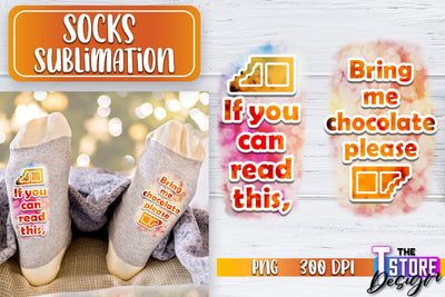 Socks Sublimation | Funny Socks PNG | Fun Sublimation Design | PNG File v.1 Sublimation The T Store Design 