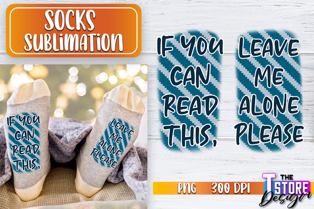 Socks Sublimation | Funny Socks PNG | Fun Sublimation Design | PNG File v.1 Sublimation The T Store Design 