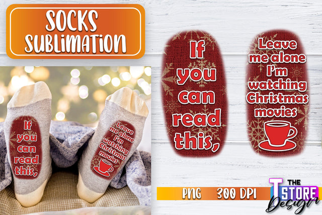 Socks Sublimation | Funny Socks PNG | Fun Sublimation Design | PNG File v.1 Sublimation The T Store Design 
